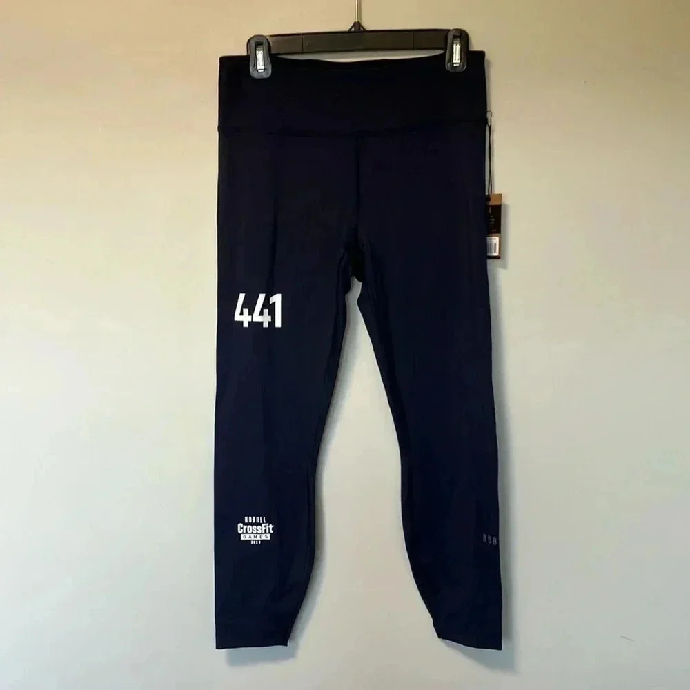 NWT NOBULL navy leggings L